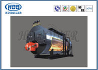 سبک افقی دیگ بخار گاز گرم سفارشی ISO9001 ASME درجه A SGS EN