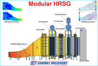 5T -130T Waste Heat HRSG Heat Recovery Steam Generator لوله آب دیگ بخار