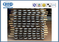H Fin Tube Boiler Economizer مبدل حرارتی جوشکار با فرکانس بالا فولاد کربنی ISO9001