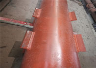 سرصفحه های منیفولد دیگ بخار فولاد کربنی با قطر بزرگ با رنگ قرمز